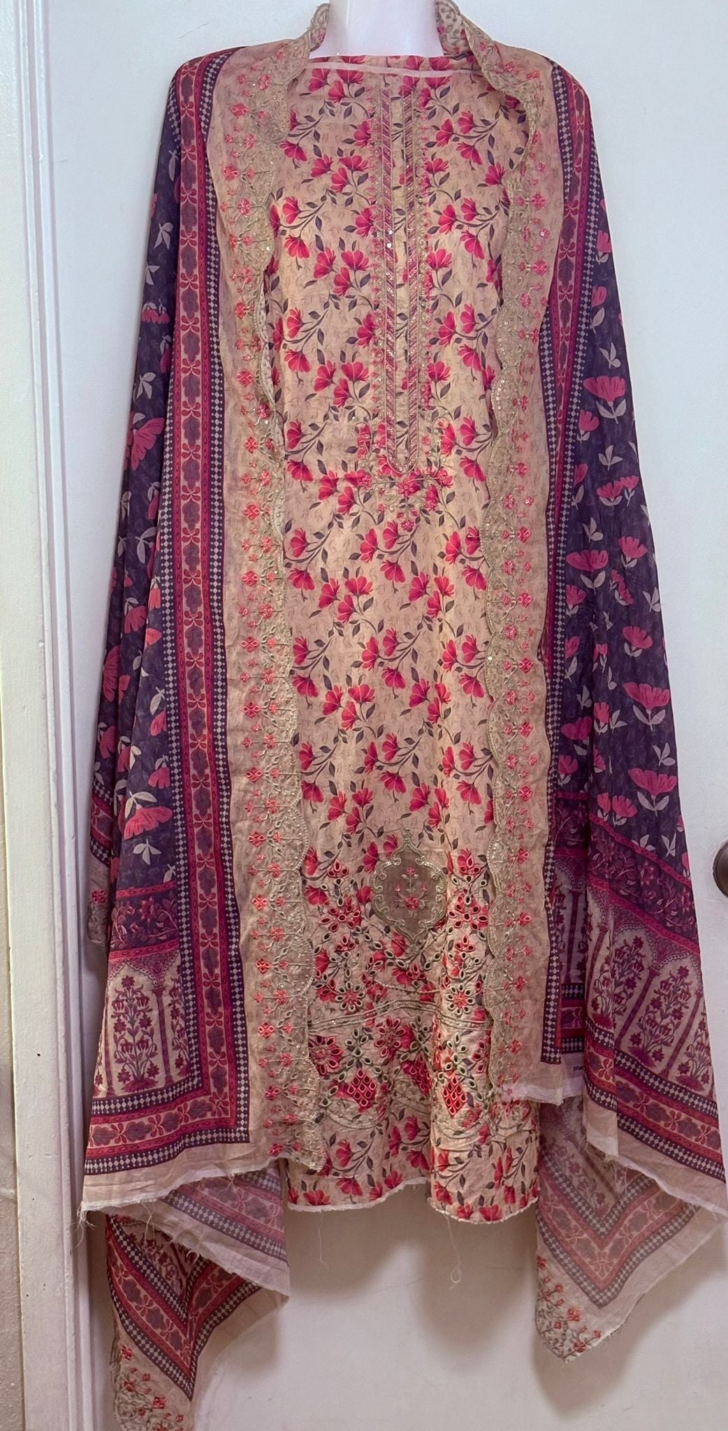 Lady 3 Piece Cotton Set (light pink)